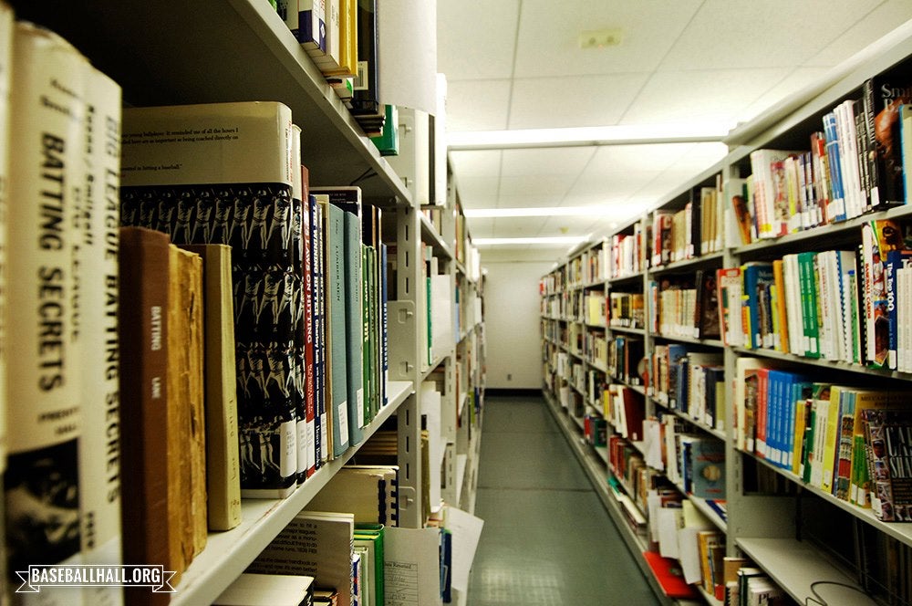 Books shelves in the Library