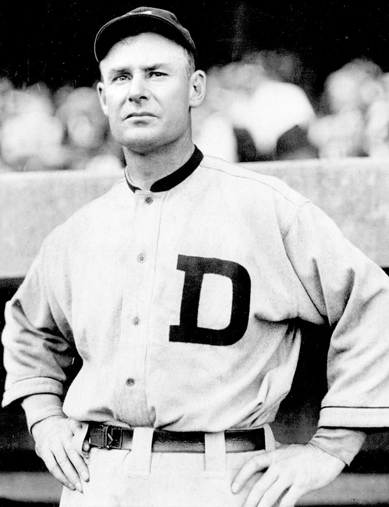 Head and shoulders portrait of Sam Crawford